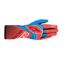 ALPINESTARS 3552020_3074_M Перчатки для картинга TECH 1 K RACE v2 красный/голубой. р-р M