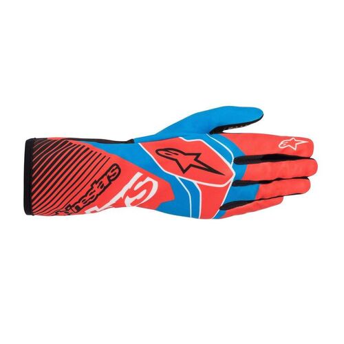 ALPINESTARS 3552020_3074_M Перчатки для картинга TECH 1 K RACE v2 красный/голубой. р-р M ALPINESTARS 3552020_3074_M Перчатки для картинга TECH 1 K RACE v2 красный/голубой. р-р M