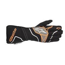 ALPINESTARS 3550120_156_L Перчатки для автоспорта TECH 1-ZX v2. FIA 8856-2018. чёрный/оранжевый. р-р L