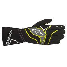 ALPINESTARS 3551820_1501_L Перчатки для картинга TECH 1 KX v2 черный/жёлтый/серый. р-р L