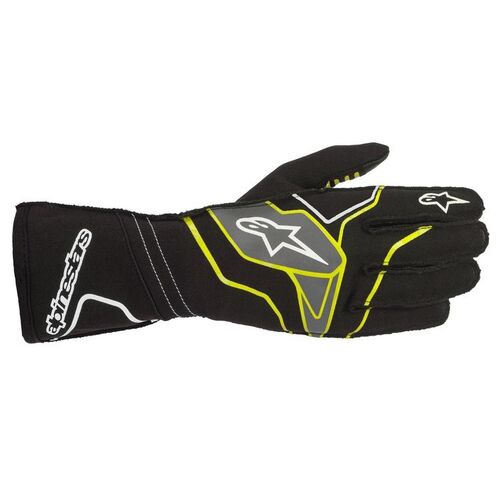ALPINESTARS 3551820_1501_M Перчатки для картинга TECH 1 KX v2 черный/жёлтый/серый. р-р M ALPINESTARS 3551820_1501_M Перчатки для картинга TECH 1 KX v2 черный/жёлтый/серый. р-р M