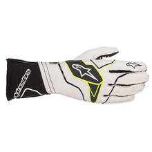 ALPINESTARS 3551820_21_L Перчатки для картинга TECH 1 KX v2 белый/черный. р-р L