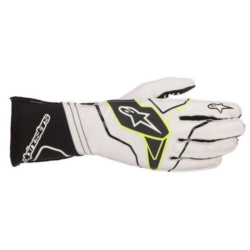 ALPINESTARS 3551820_21_XL Перчатки для картинга TECH 1 KX v2 белый/черный. р-р XL ALPINESTARS 3551820_21_XL Перчатки для картинга TECH 1 KX v2 белый/черный. р-р XL