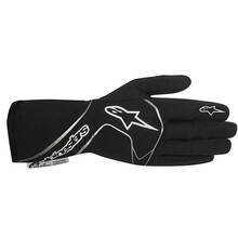 ALPINESTARS 3551017_12_XXL Перчатки для автоспорта TECH 1 RACE, FIA, чёрный/белый, р-р XXL
