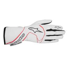 ALPINESTARS 3551017_231_L Перчатки для автоспорта TECH 1 RACE, FIA, белый/красный/чёрный, р-р L