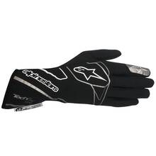 ALPINESTARS 3550017_12_L Перчатки для автоспорта TECH 1-Z, FIA, чёрный/белый, р-р L