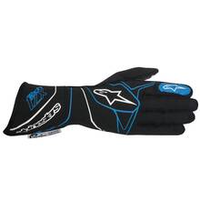 ALPINESTARS 3550117_17_M Перчатки для автоспорта TECH 1-ZX, FIA, чёрный/синий, р-р M