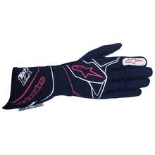 ALPINESTARS 3550117_213_L Перчатки для автоспорта TECH 1-ZX, FIA, белый/чёрный/красный, р-р L