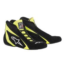 ALPINESTARS 2710518_155_10 Ботинки/обувь для автоспорта (FIA) SP, чёрный/жёлтый, р-р 43 (10)