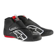 ALPINESTARS 2716015_13_10 Ботинки для автоспорта SUPERMONO, FIA, чёрный/красный, р-р 43 (10)