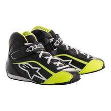 ALPINESTARS 2712518_125_1 Ботинки для картинга детские TECH 1-KS, чёрный/флюор. жёлтый, р-р 32 (1)