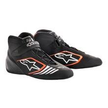 ALPINESTARS 2712113_1241_10 Ботинки для картинга TECH 1-KX, чёрный/белый/оранж., р-р 43 (10)