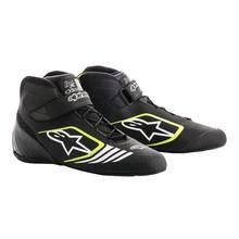 ALPINESTARS 2712113_125_12 Ботинки для картинга TECH 1-KX, чёрный/белый/жёлтый, р-р 45,5 (12)