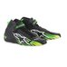 ALPINESTARS 2713018_1156_7.5 Ботинки для картинга TECH 1-KZ. чёрный/зелёный/жёлтый. р-р 40 (7.5)