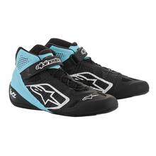 ALPINESTARS 2713018_1076_10 Ботинки для картинга TECH 1-KZ. чёрный/бирюзовый. р-р 43 (10)