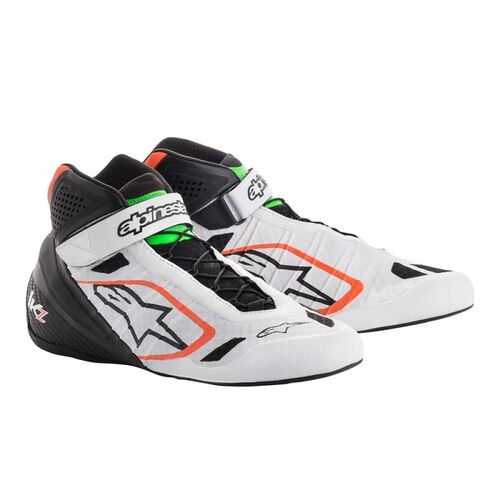 ALPINESTARS 2713018_2146_9 Ботинки для картинга TECH 1-KZ, белый/чёрный/оранжевый, р-р 42 (9)