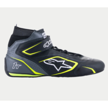 ALPINESTARS 2710022_1055_10 Ботинки TECH 1-T V3 FIA 8856-2018 черный/серый/желтый р-р 43 (10)