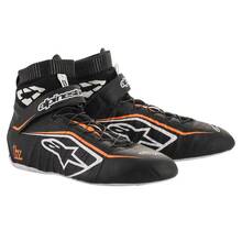 ALPINESTARS 2715020_1241_9 Ботинки для автоспорта TECH 1Z v2. FIA 8856-2018. чёрный/белый/оранжевый. р-р 42 (9)