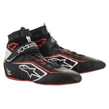 ALPINESTARS 2715020_123_10 Ботинки для автоспорта TECH 1Z v2. FIA 8856-2018. чёрный/белый/красный. р-р 43 (10)