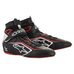 ALPINESTARS 2715020_123_10.5 Ботинки для автоспорта TECH 1Z v2. FIA 8856-2018. чёрный/белый/красный. р-р 43.5 (10.5)