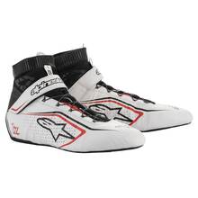 ALPINESTARS 2715020_213_10 Ботинки для автоспорта TECH 1Z v2. FIA 8856-2018. белый/чёрный/красный. р-р 43 (10)