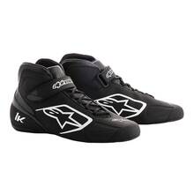 ALPINESTARS 2712013_121_10 Ботинки/обувь для картинга TECH 1-K, чёрный/белый, р-р 43 (10)