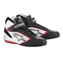ALPINESTARS 2710015_199_10 Ботинки для автоспорта TECH 1-T, FIA, чёрный/серебро/красный, р-р 43 (10)