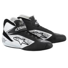 ALPINESTARS 2710019_119_12 Ботинки для автоспорта TECH-1 T. FIA. чёрный/серебристый. р-р 45.5