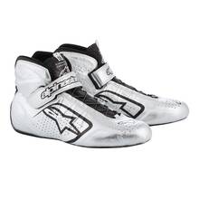 ALPINESTARS 2715015_191_10 Ботинки для автоспорта TECH-1 Z. FIA. серебристый/чёрный. р-р 43