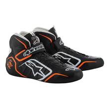 ALPINESTARS 2715015_1241_10 Ботинки для автоспорта TECH-1 Z. FIA. чёрный/оранжевый. р-р 43