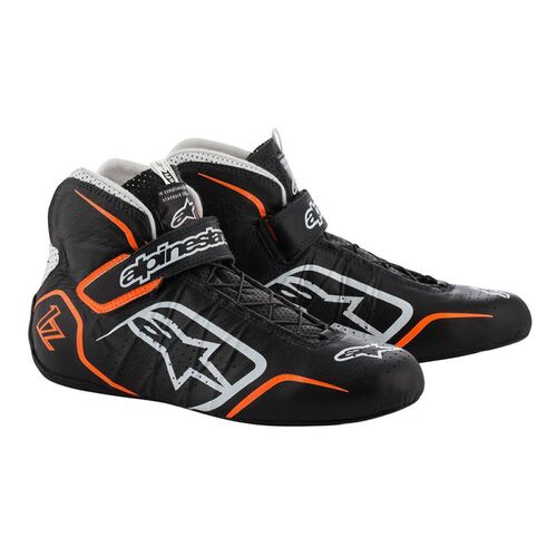 ALPINESTARS 2715015_1241_8.5 Ботинки для автоспорта TECH-1 Z. FIA. чёрный/оранжевый. р-р 41