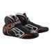 ALPINESTARS 2715015_1241_8.5 Ботинки для автоспорта TECH-1 Z. FIA. чёрный/оранжевый. р-р 41