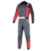 ALPINESTARS Комбинезон ATOM омологация FIA 8856-2018 серый/красный/черный р-р 56