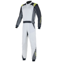 ALPINESTARS Комбинезон ATOM омологация FIA 8856-2018 серебро/серый/желтый р-р 44
