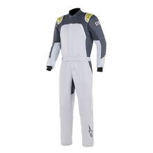 ALPINESTARS 3352019_1906_46 Комбинезон для автоспорта GP PRO COMP. FIA. серебро/серый/жёлтый. р-р 46