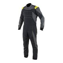 ALPINESTARS 3355017_1155_50 Комбинезон для автоспорта GP RACE 2017, FIA, черный/серый/жёлтый, р-р 50