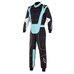 ALPINESTARS 3351520_1076_40 Комбинезон для картинга KMX-3 v2. CIK. чёрный/бирюзовый. р-р 40 ALPINESTARS 3351520_1076_40 Комбинезон для картинга KMX-3 v2. CIK. чёрный/бирюзовый. р-р 40