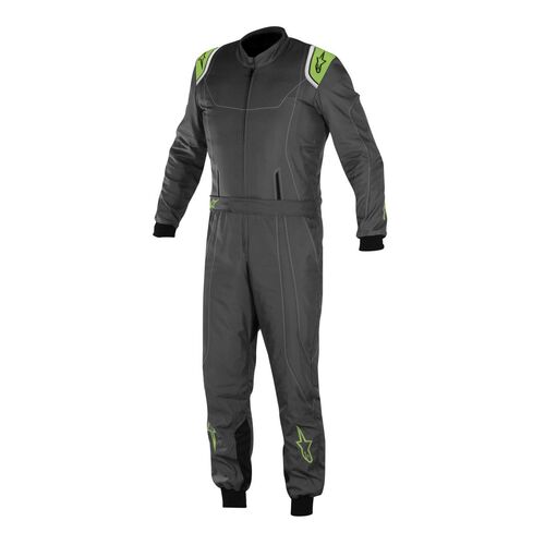 ALPINESTARS 3356017_147_48 Комбинезон для картинга KMX 9, CIK, серый/зелёный, р-р 48 ALPINESTARS 3356017_147_48 Комбинезон для картинга KMX 9, CIK, серый/зелёный, р-р 48