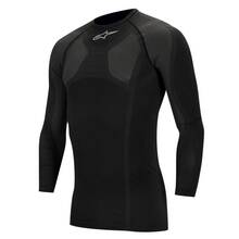 ALPINESTARS 4756212_10_2XL/3XL Майка/футболка (картинг) KX TOP LS (длин.рукав), черный, р-р 2XL/3XL
