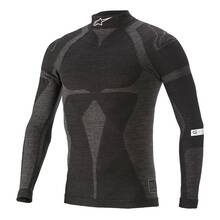 ALPINESTARS 4755020_106_M/L Майка/футболка для автоспорта ZX EVO v2 LS TOP. FIA 8856-2018. чёрный/серый. р-р M/L
