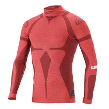 ALPINESTARS 4755020_313_M/L Майка/футболка для автоспорта ZX EVO v2 LS TOP. FIA 8856-2018. красный/чёрный. р-р M/L