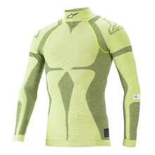 ALPINESTARS 4755020_556_M/L Майка/футболка для автоспорта ZX EVO v2 LS TOP. FIA 8856-2018. жёлтый/чёрный. р-р M/L