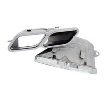 AWE насадки выхлопной системы для Mercedes C63 AMG (W205) Machined Exhaust Tips - Chrome Silver