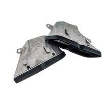 AWE насадки выхлопной системы для Mercedes C63 AMG (W205) Machined Exhaust Tips - Diamond Black