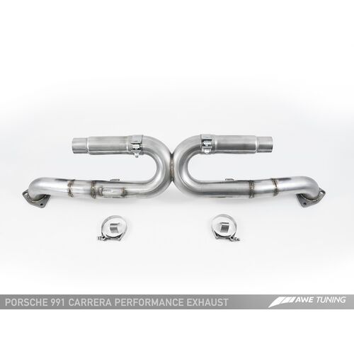 AWE Выхлопная система Chrome Silver Tips Porsche 991 Carrera Performance AWE Выхлопная система Chrome Silver Tips Porsche 991 Carrera Performance