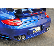 AWE 3010-42012 Выхлопная система  Quad Tips - Chrome Silver Porsche 997.2 TT Performance