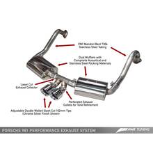 AWE Выхлопная система Chrome Silver Tips Porsche 981 Cayman / Boxster Performance