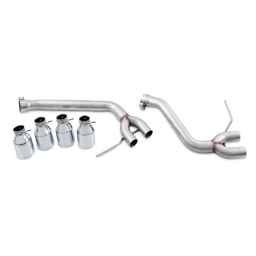 AWE Выхлопная система для Porsche Macan Track Exhaust System - 102mm Chrome Silver Tips
