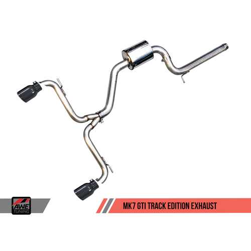 AWE 3020-33024 Выхлопная система  Diamond Black Tips VW MK7 GTI a Track Edition