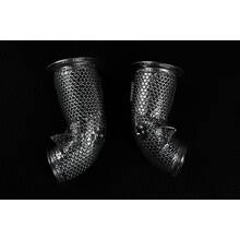 Be solve system даунпайп / приёмная труба для Porsche Panamera TURBO/GTS (971)/(976) 4 L + Heatshield